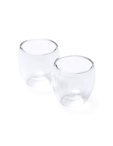 SET 2 BICCHIERI CAPSUL IN VETRO